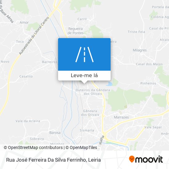 Rua José Ferreira Da Silva Ferrinho mapa