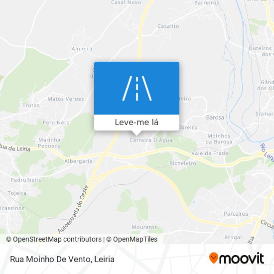 Rua Moinho De Vento mapa