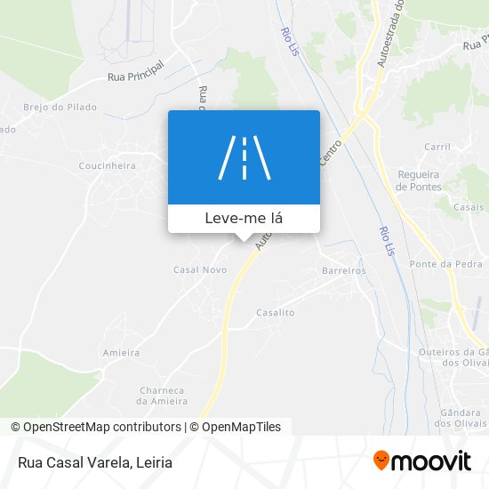 Rua Casal Varela mapa