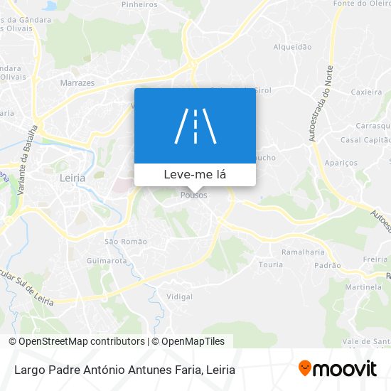 Largo Padre António Antunes Faria mapa