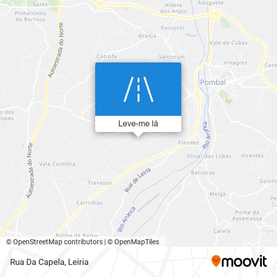 Rua Da Capela mapa