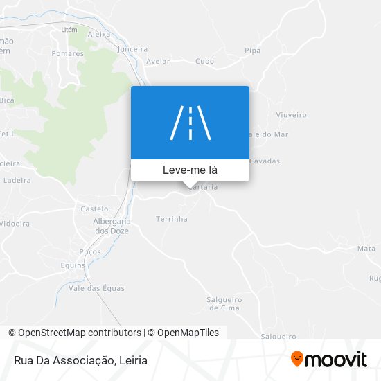 Rua Da Associação mapa