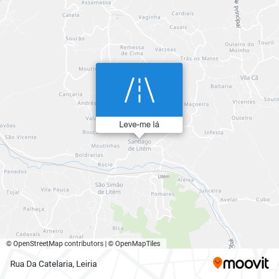 Rua Da Catelaria mapa