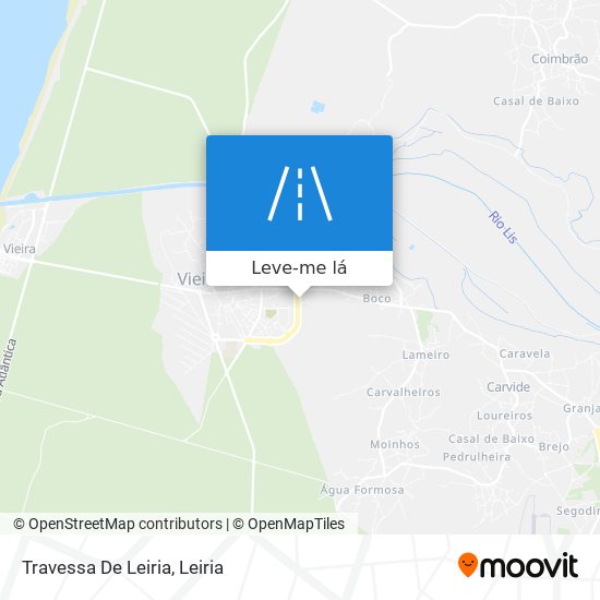 Travessa De Leiria mapa