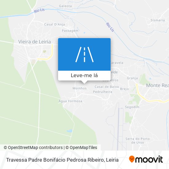 Travessa Padre Bonifácio Pedrosa Ribeiro mapa