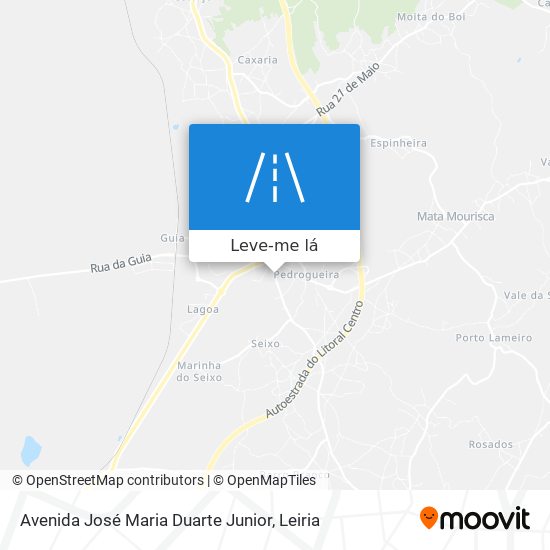 Avenida José Maria Duarte Junior mapa