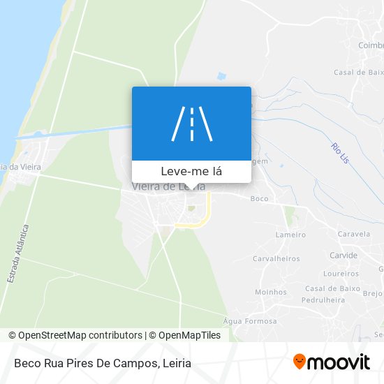 Beco Rua Pires De Campos mapa