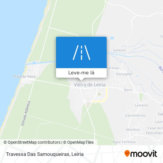 Travessa Das Samouqueiras mapa