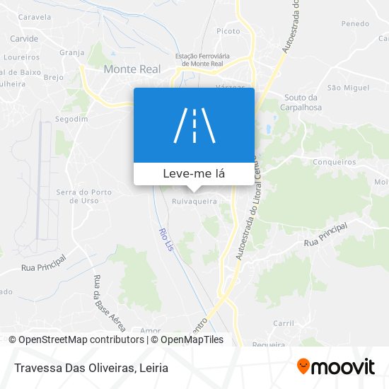 Travessa Das Oliveiras mapa