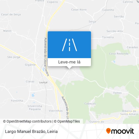 Largo Manuel Brazão mapa