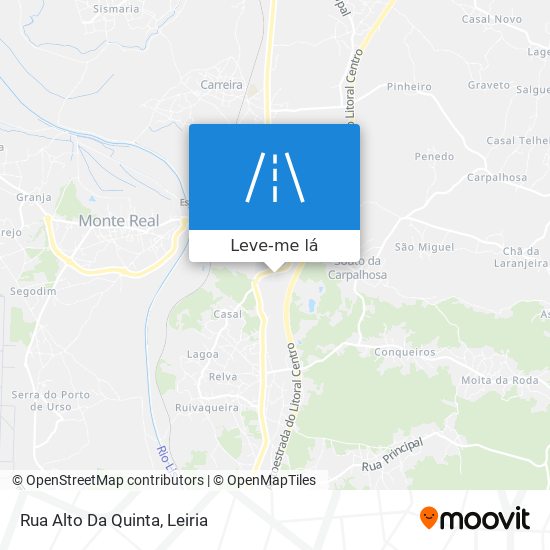 Rua Alto Da Quinta mapa