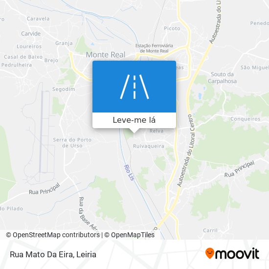 Rua Mato Da Eira mapa