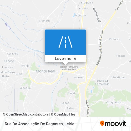 Rua Da Associação De Regantes mapa