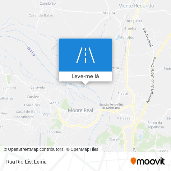 Rua Rio Lis mapa