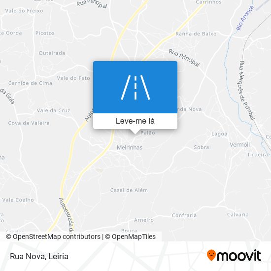 Rua Nova mapa