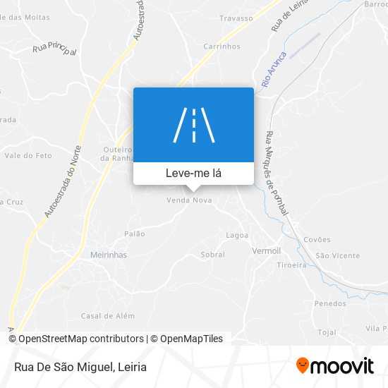 Rua De São Miguel mapa