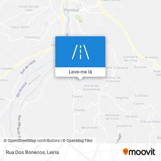 Rua Dos Bonecos mapa