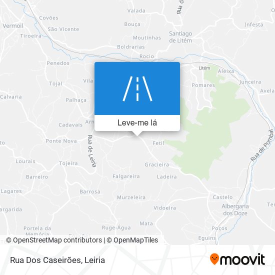 Rua Dos Caseirões mapa