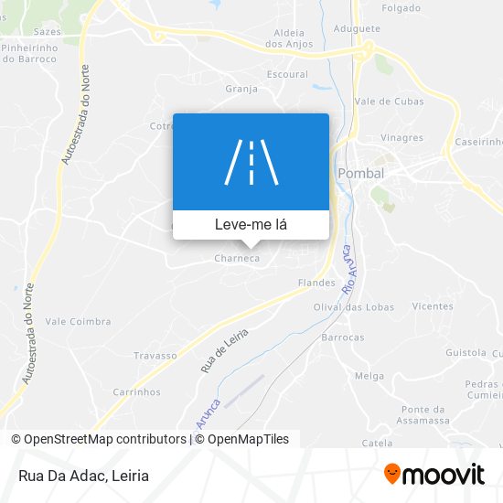 Rua Da Adac mapa