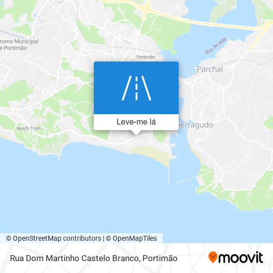 Rua Dom Martinho Castelo Branco mapa