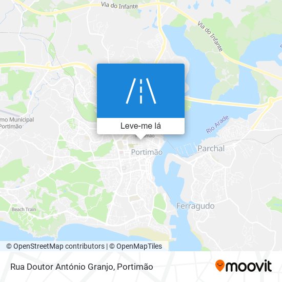 Rua Doutor António Granjo mapa
