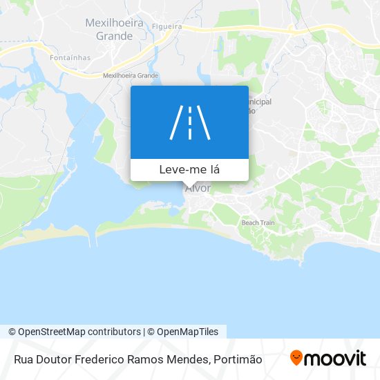 Rua Doutor Frederico Ramos Mendes mapa