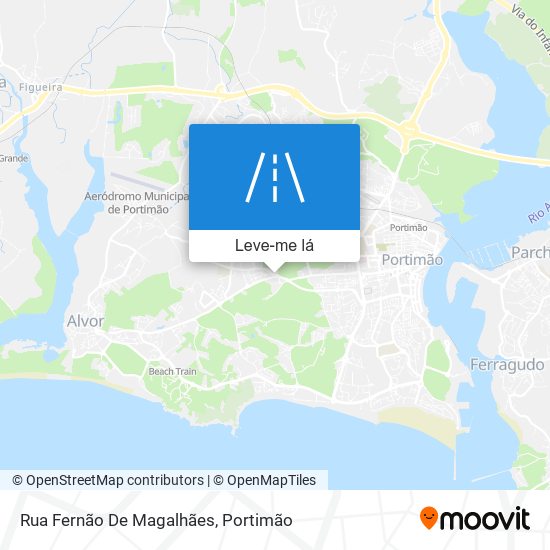 Rua Fernão De Magalhães mapa