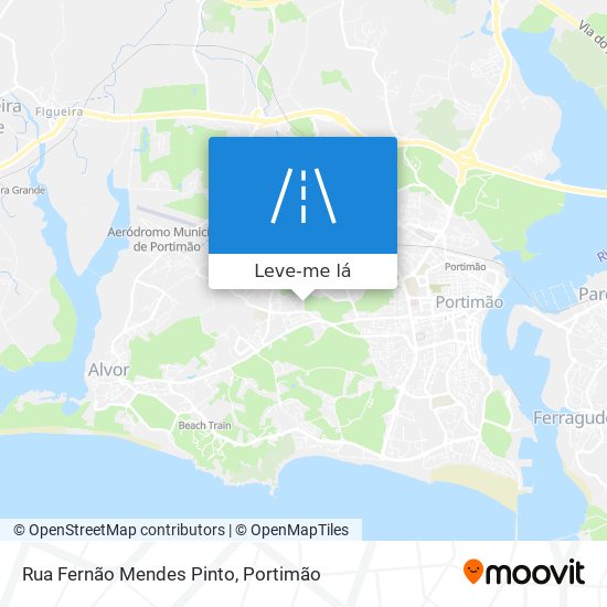 Rua Fernão Mendes Pinto mapa