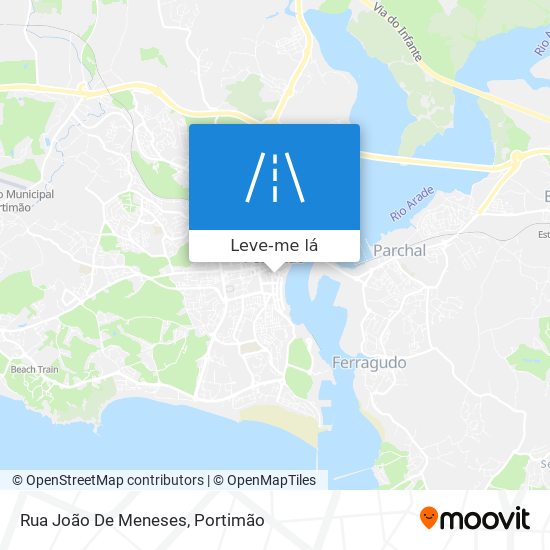 Rua João De Meneses mapa