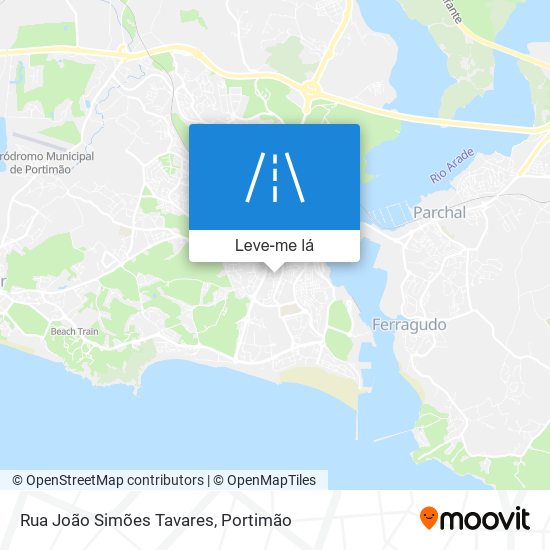 Rua João Simões Tavares mapa