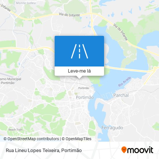 Rua Lineu Lopes Teixeira mapa