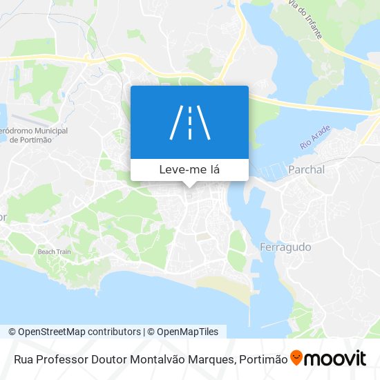 Rua Professor Doutor Montalvão Marques mapa