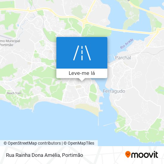 Rua Rainha Dona Amélia mapa