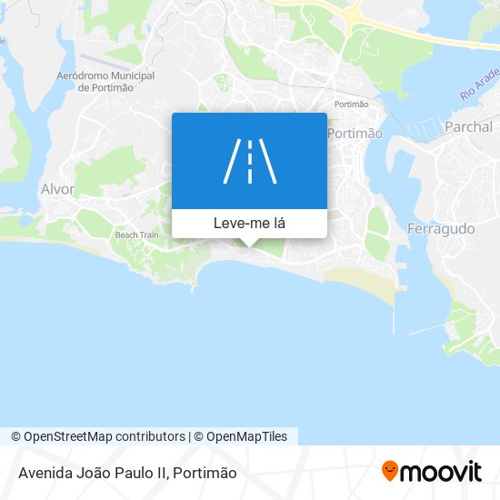 Avenida João Paulo II mapa