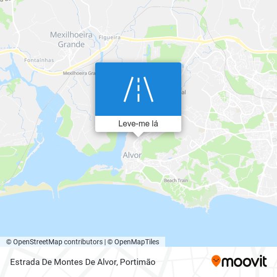 Estrada De Montes De Alvor mapa