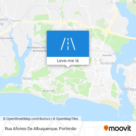 Rua Afonso De Albuquerque mapa