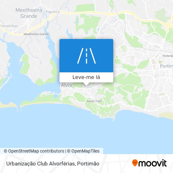 Urbanização Club Alvorférias mapa