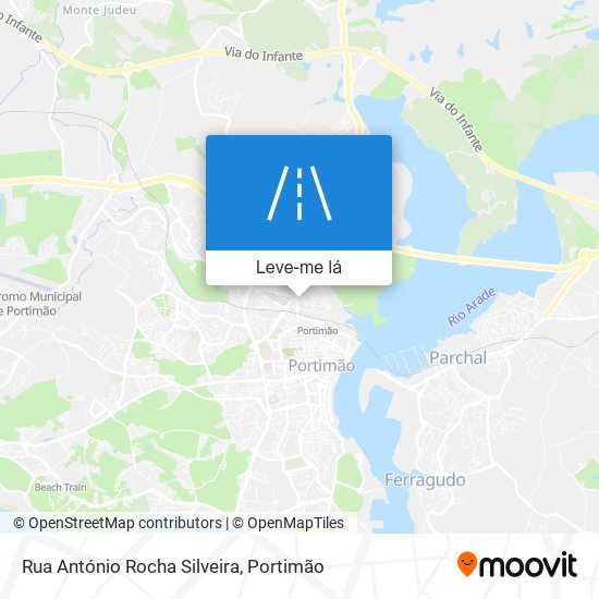 Rua António Rocha Silveira mapa