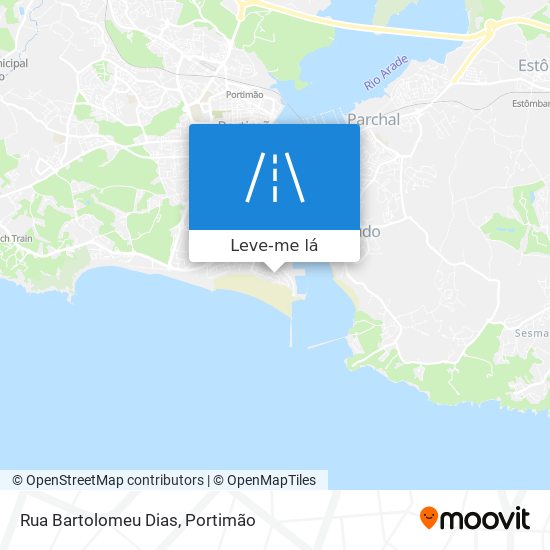 Rua Bartolomeu Dias mapa