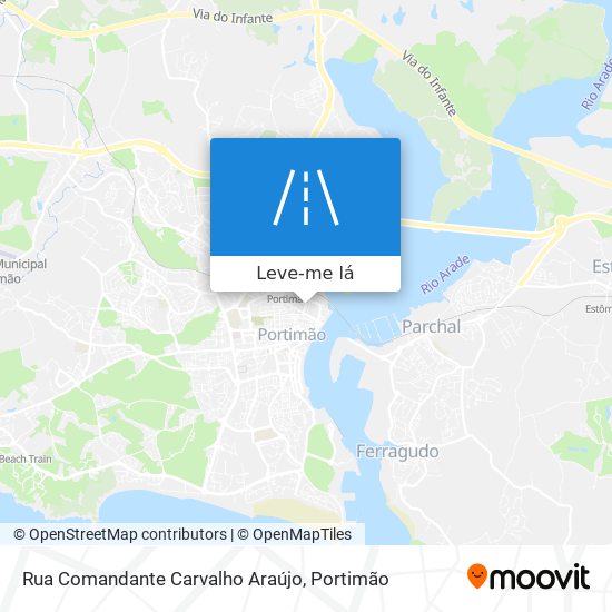 Rua Comandante Carvalho Araújo mapa