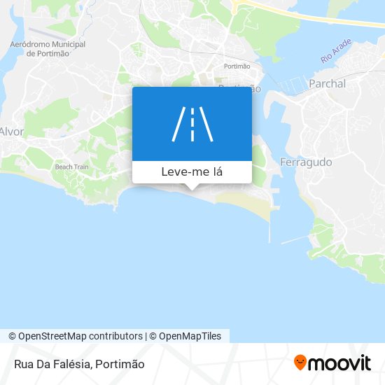 Rua Da Falésia mapa