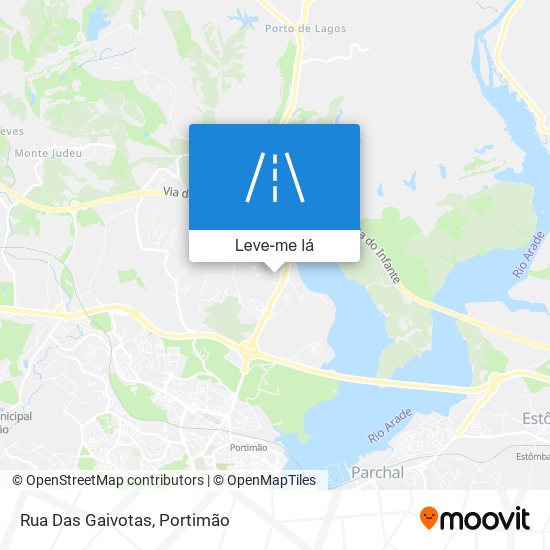 Rua Das Gaivotas mapa