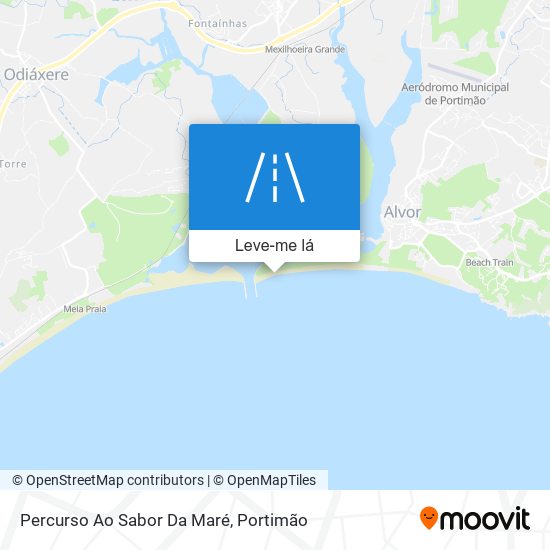 Percurso Ao Sabor Da Maré mapa