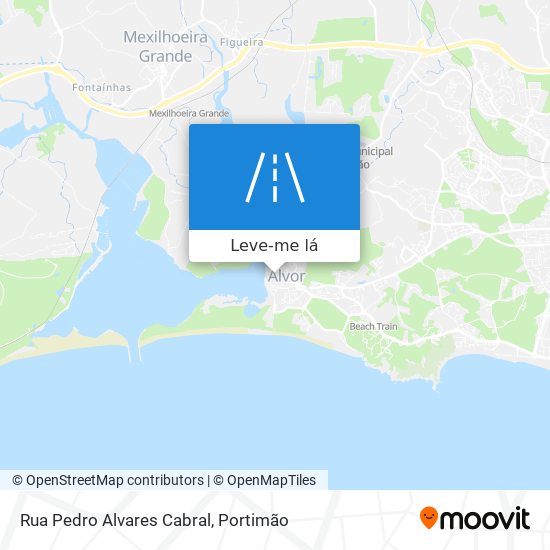 Rua Pedro Alvares Cabral mapa