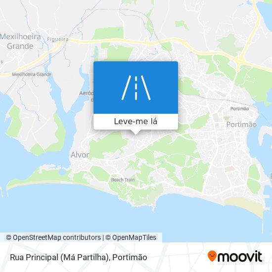 Rua Principal (Má Partilha) mapa