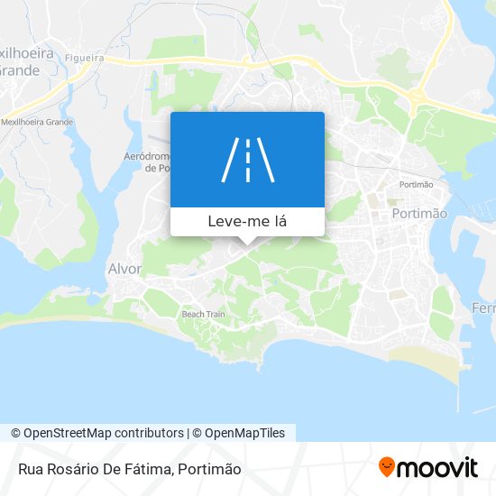 Rua Rosário De Fátima mapa