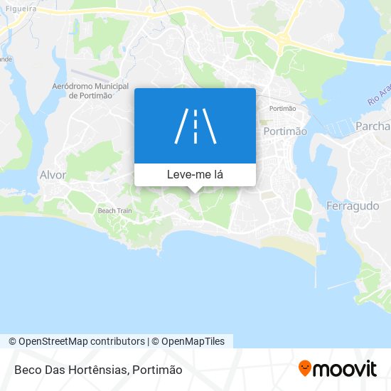 Beco Das Hortênsias mapa