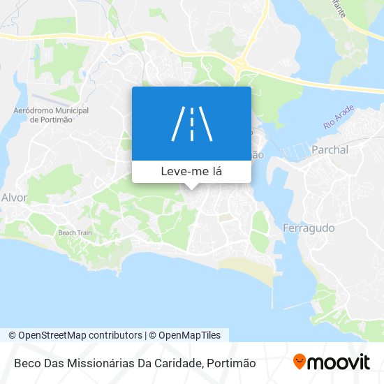 Beco Das Missionárias Da Caridade mapa