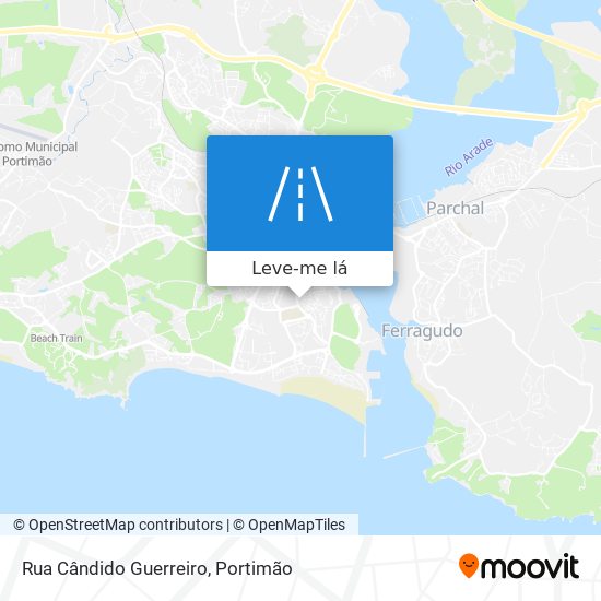 Rua Cândido Guerreiro mapa