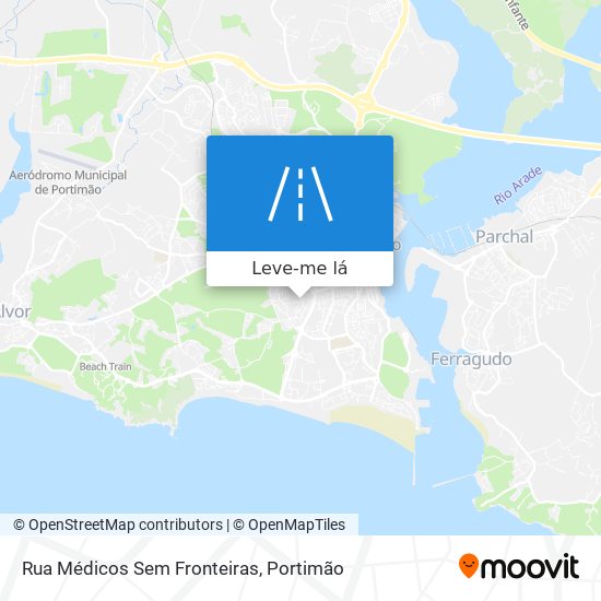 Rua Médicos Sem Fronteiras mapa